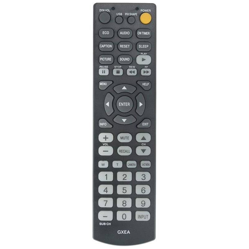 econtrolly New Replace Remote Control GXEA fit for Sanyo TV DP50740 DP50710 DP42840 DP37840 DP46840 DP52440 DP55360 - Image 1